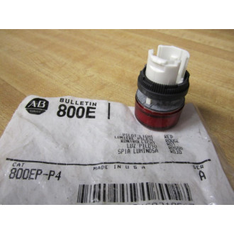 Allen Bradley 800EP-P4 Pilot Light 800EPP4 Series A Red