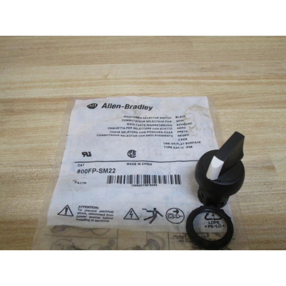 Allen Bradley 800FP-SM22 Selector Switch 800FPSM22 2 Position