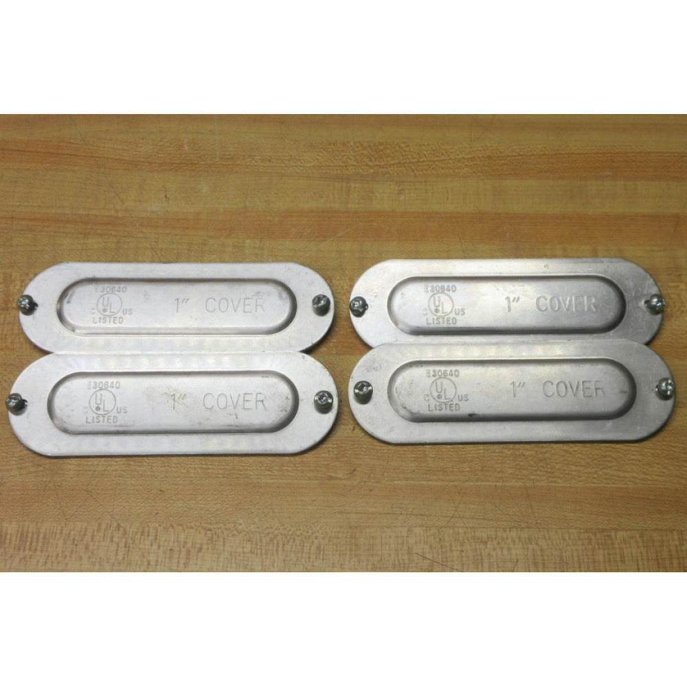 Generic E30640 Conduit Body Cover 1" (Pack of 4) - New No Box