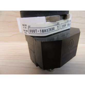 Allen Bradley 800T-16HX2KB6 Selector Switch 800T16HX2KB6 AmberSeries T