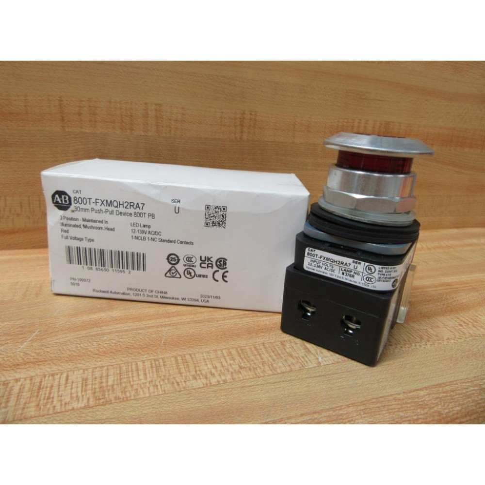 Allen Bradley 800T-FXMQH2RA7 Push-Pull Device