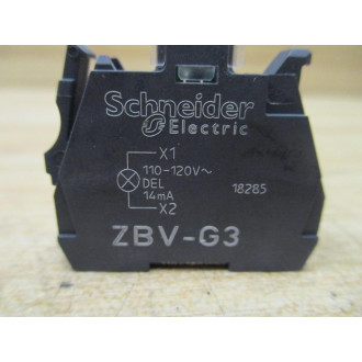 Telemecanique ZBV-G3 Schneider Light Module ZBVG3 14mA - New No Box