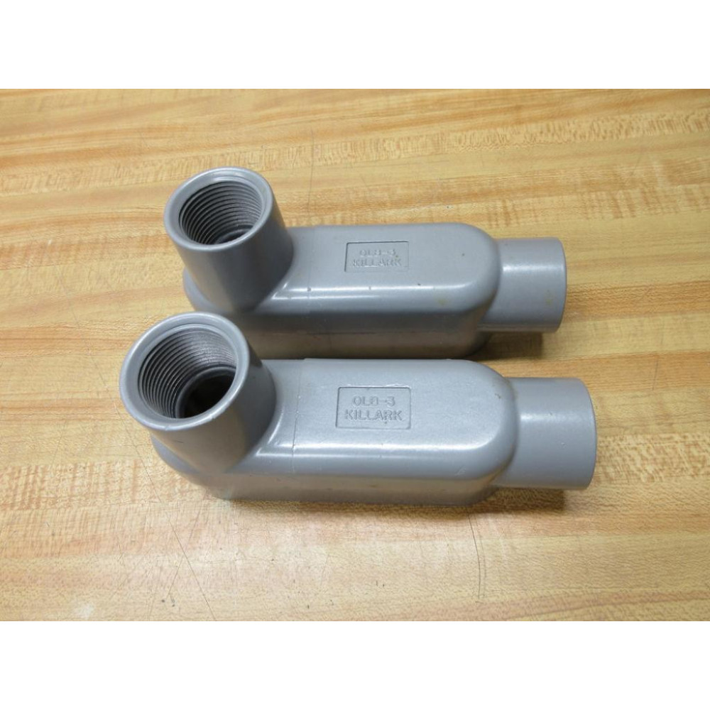 Hubbell Killark OLB-3 1" Conduit Body OLB3 (Pack of 2) - New No Box