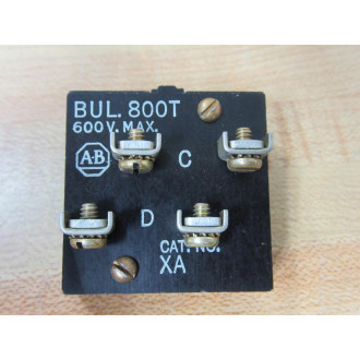 Allen Bradley 800T-XA Block 800TXA Old Style - New No Box