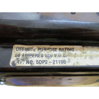 Ward Leonard 5DP2-21100 Joslyn Clark Contactor 5DP221100 Joslyn Clark - Used