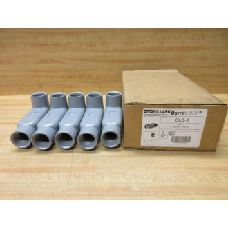 Hubbell Killark OLB-3 1" Conduit Body OLB3 (Pack of 5)