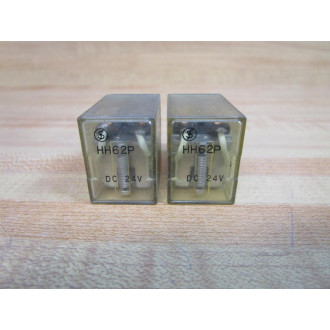 Fuji Electric HH62P-DC24V Relay HH62P (Pack of 2) - Used