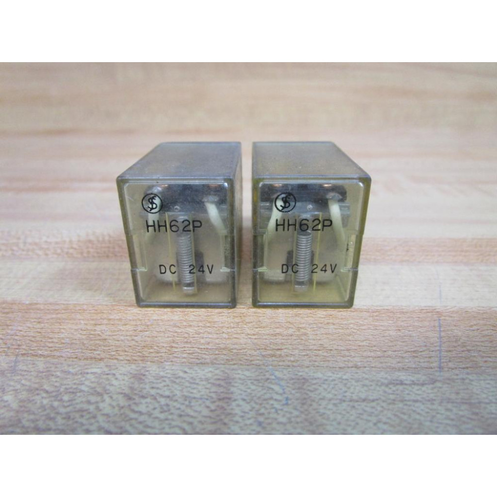 Fuji Electric HH62P-DC24V Relay HH62P (Pack of 2) - Used