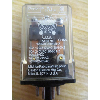 Dayton 5X827M Relay - New No Box