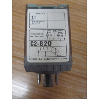 Releco C2-B2O-12V Turck MR-C Relay C2-B20-12V - New No Box