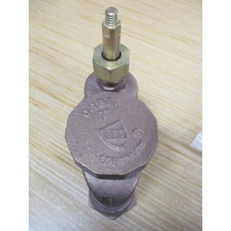 WaterMaster 51017 Orbit Anti-Siphon Control Valve 1" WO Handle - New No Box
