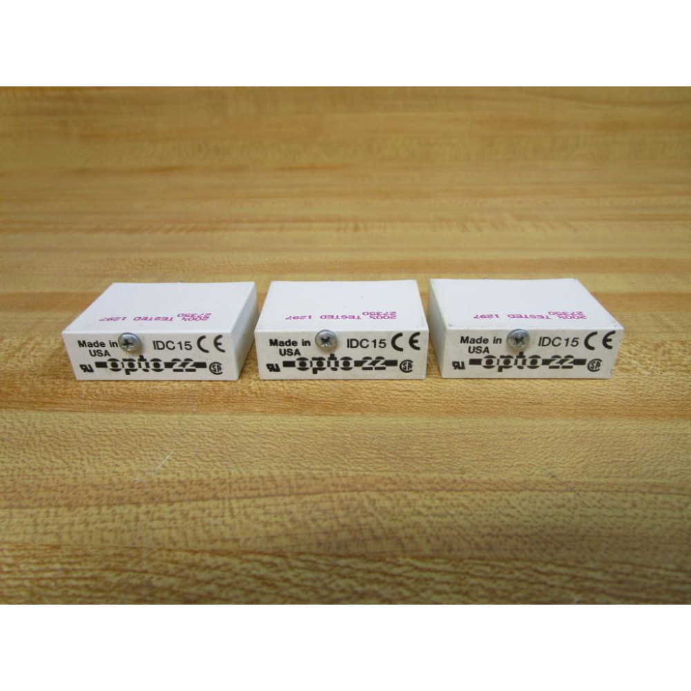 Opto 22 IDC15 IO Module (Pack of 3) - Used