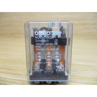 Omron MJN3C-DC24 Relay MJN3CDC24 - New No Box