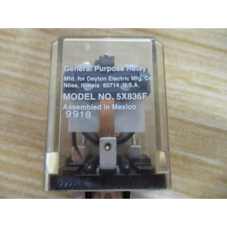 Dayton 5X836F Relay - New No Box