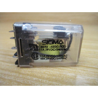 Sigma 68R3-12DC-SCO Relay 68R312DCSCO - New No Box