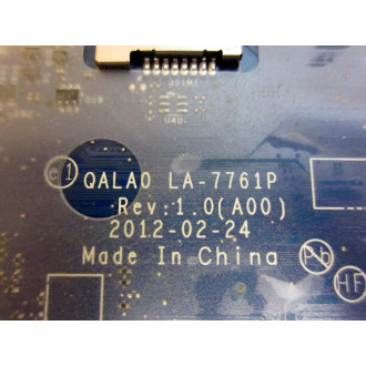 Dell QALA0 LA-7761P Motherboard QALA0 LA7761P - Used