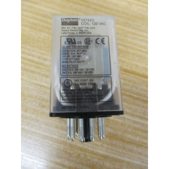 Dayton 3X742O Relay 3X7420 - Used