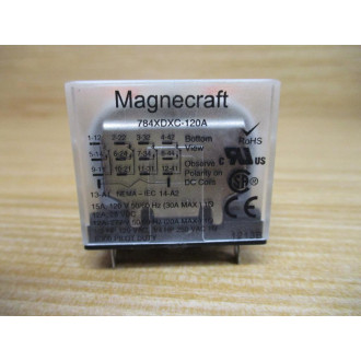 Schneider 784XDXC-120A Magnecraft Relay 784XDXC120A (Pack of 2) - New No Box