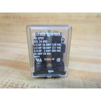 Deltrol Controls 21591-70 Relay 166 SPDT - New No Box