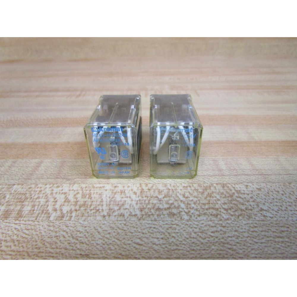 Aromat HC4-DC24V Matsushita Relay HC4DC24V AP324298 (Pack of 2) - New No Box