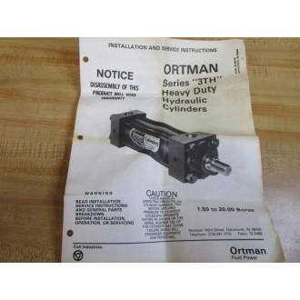 Ortman Fluid Power TS 583511000 Tube Seal Kit TS583511000