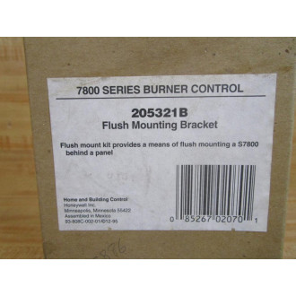 Honeywell 205321B Flush Mounting Bracket