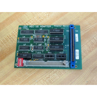 MetraByte PC6252 MDI-16 Adapter Board - Used