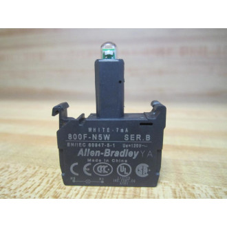 Allen Bradley 800F-N5W White Module 800FN5W Series B - New No Box
