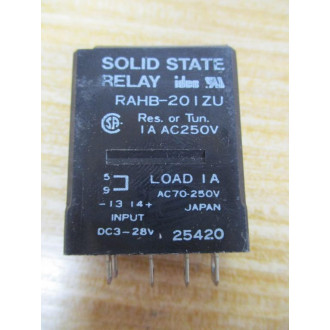 IDEC RAHB-201ZU Solid State Relay RAHB201ZU - Used