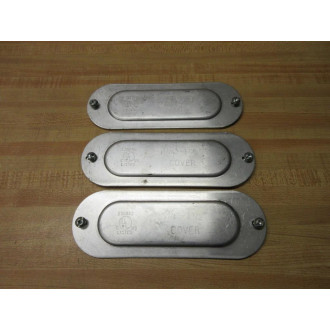 Generic E30640 Conduit Body Cover 1-14"-1-12" (Pack of 3) - New No Box