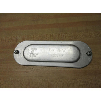Generic E30640 Conduit Body Cover 1-14"-1-12" (Pack of 3) - New No Box