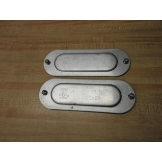 Generic E30640 Conduit Body Cover 1-14"-1-12" (Pack of 3) - New No Box