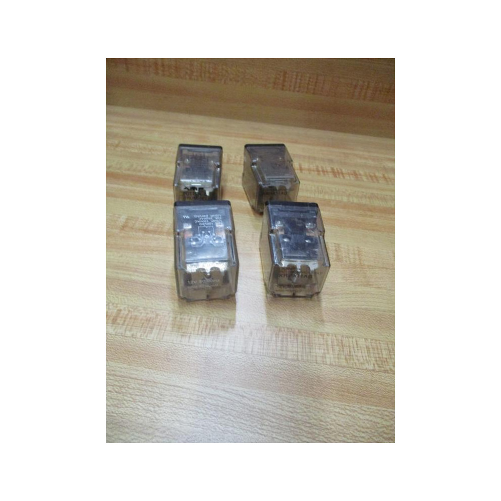 Potter & Brumfield KRPA-11AG-12V Relay KRPA-11AG-12 (Pack of 4) - Used
