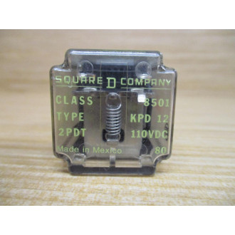 Square D 8501-KPD12-110VDC Relay 8501KPD12110VDC - New No Box
