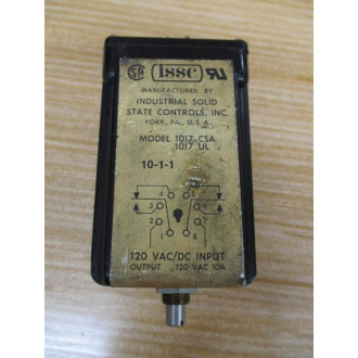 ISSC 1017-10-1-1 Time Delay Relay 10171011 WO Knob - Used
