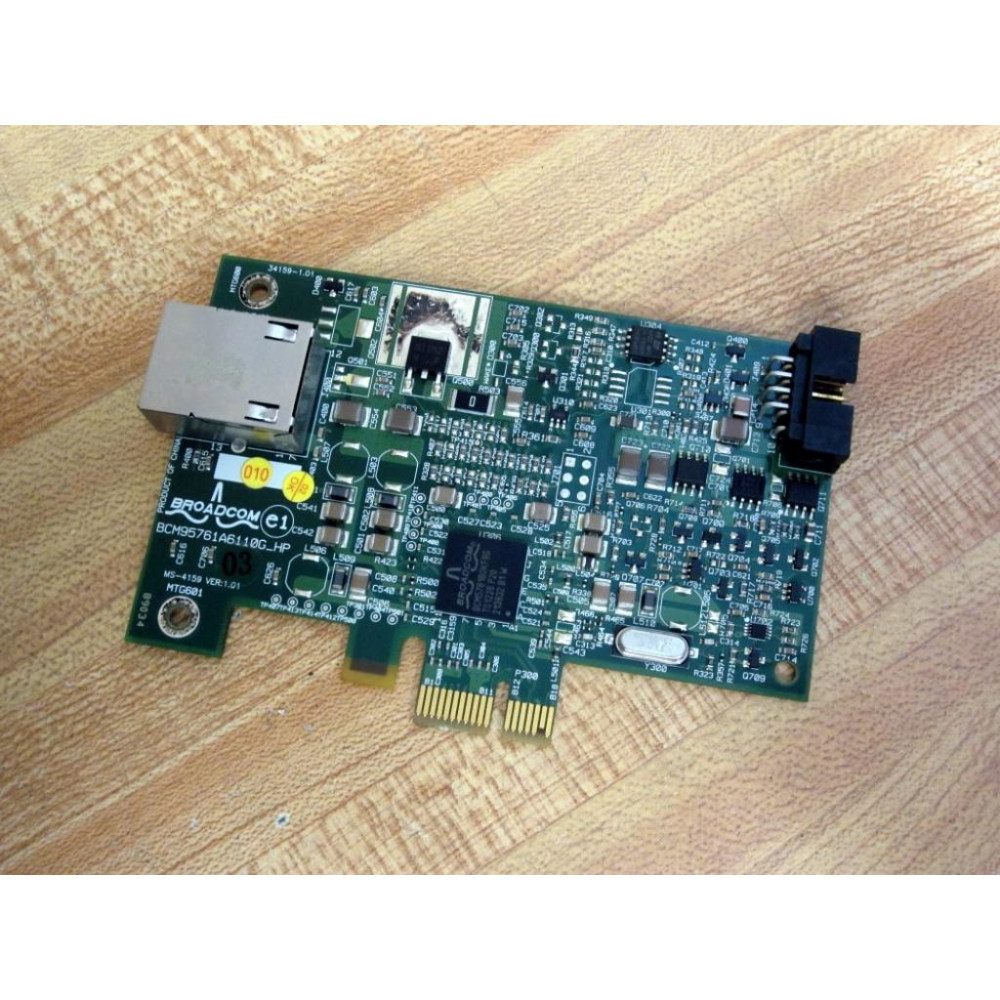Broadcom 488293-001 PCI Network Card MS-4159 - Used Broadcom 488293-001 PCI Network Card MS-4159 - Used