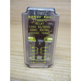 MSD 219BBXPL-120V RElay 219BBXPL - Used
