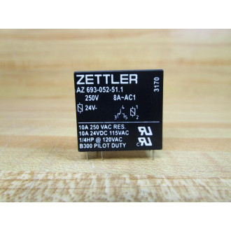 Zettler AZ693-052-51.1 Relay AZ693052511 (Pack of 3) - New No Box