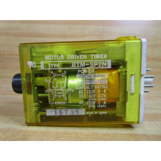IDEC RTM-SP2N S&C Motor Driven Timer RTM-S-220V - New No Box