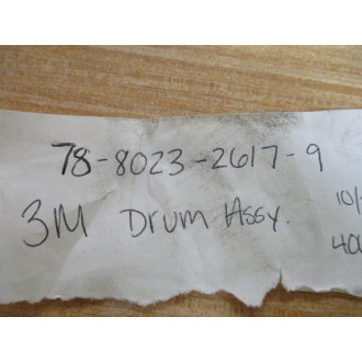 3M 78-8023-2617-9 Friction Brake Tape Drum Assy - New No Box