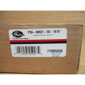 Gates P36-8MGT-50-1610 Belt Pulley 77085036 W 1-14" Bushing