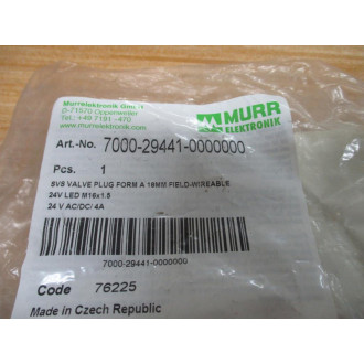 Murr Electronik 7000-29441-0000000 SVS Valve Plug
