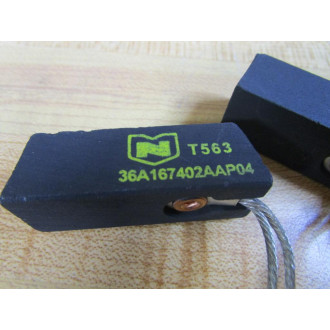 National Carbon 36A167402AAP04 Carbon Brush T563 - New No Box