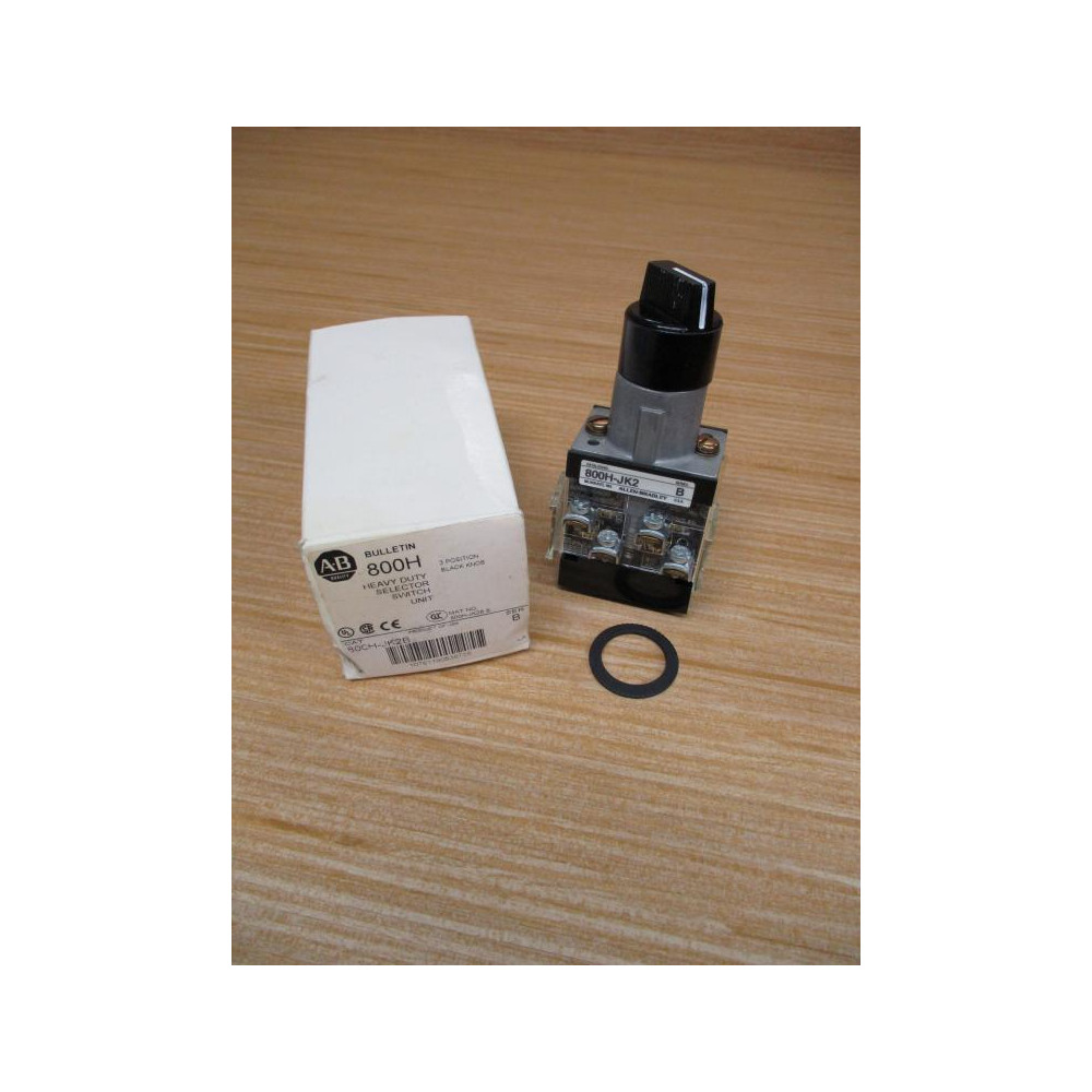 Allen Bradley 800H-JK2B Selector Switch 800HJK2B (2) 800T-XA Allen Bradley 800H-JK2B Selector Switch 800HJK2B (2) 800T-XA