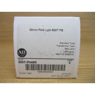 Allen Bradley 800T-PH46R Pilot Light 800TPH46R W800T-N328