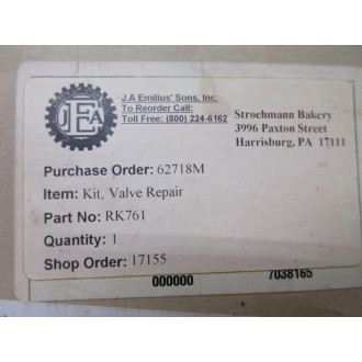Alfa Laval RK-761 Valve Repair Kit RK761