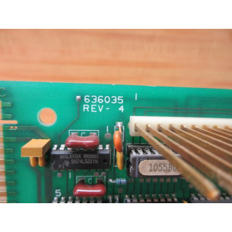 Allen Bradley 636035 Circuit Board Partial Panel REV 4 - Used