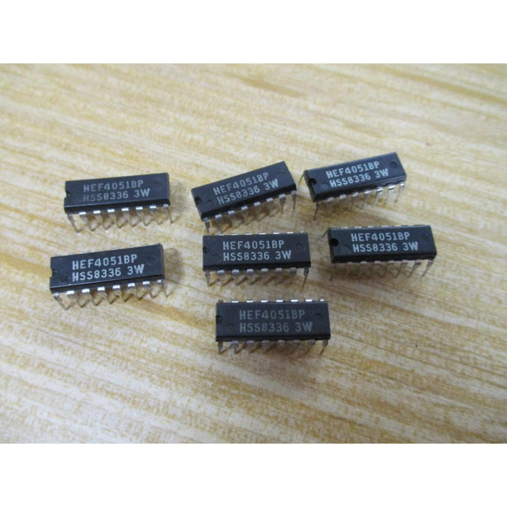 NXP HEF4051BP Integrated Circuit (Pack of 7) - New No Box