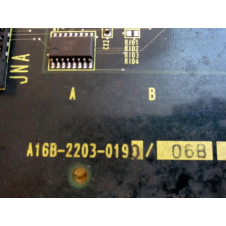 Fanuc A16B-2203-0190 Interface A16B-2203-019006B WO Face Plate - Used
