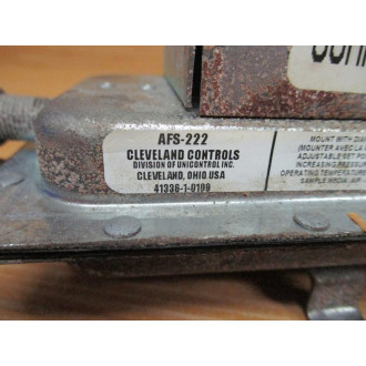 Cleveland Controls AFS-222-139 Air Pressure Sensing Switch AFS-222 - Used